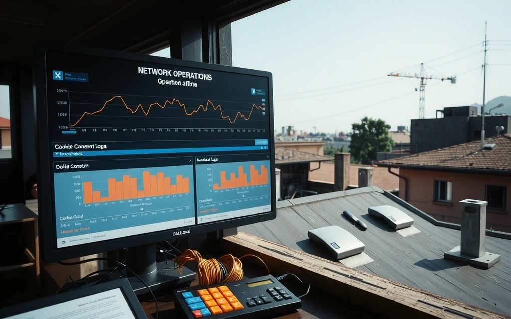 Visualizzazione dati latenza e cookie